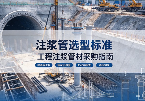 恩阳注浆管选型标准