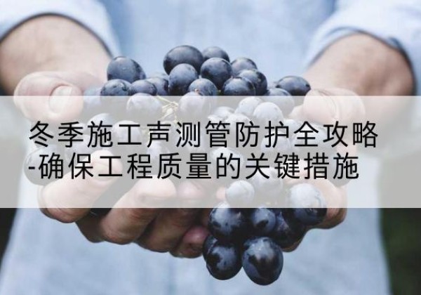 恩阳冬季施工声测管有哪些防护要点？-冬季施工声测管防护全攻略-确保工程质量的关键措施